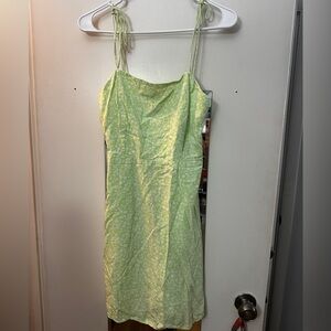 Old Navy Light Green Floral Mini Dress BUNDLE FOR $4